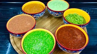 6 Salsas Mexicanas Deliciosas [upl. by Antonino]