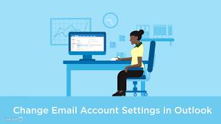 Outlook Tutorial  Change email account settings [upl. by Serena485]