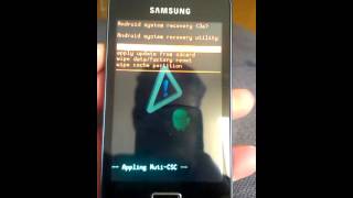 Samsung Galaxy Ace ClockWorkMod Recovery GTS5830i [upl. by Margie]