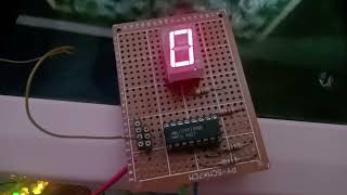 DIGITAL COUNTER4026 IC vs 40110 IC [upl. by Coppinger]