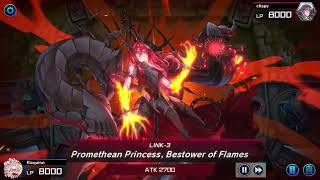 Yugioh Master Duel Centurion Resonators vs Snake Eyes Fire King [upl. by Feliza]