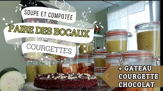 Recettes bocaux conserves courgettes du potager [upl. by Htebazila]