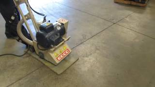 Edco 8” Electric Concrete Walk Behind Scarifier grinder 5 hp CPM85L [upl. by Riedel]