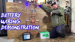 BASIC BOAT DUAL BATTERY WIRING  HOW TO [upl. by Peugia478]