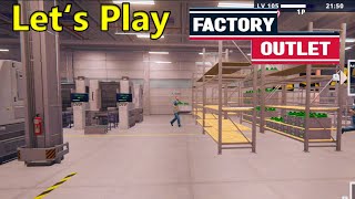 FACTORY OUTLET SIMULATOR 015 Das Lager muss vergrößert werden [upl. by Htilil153]