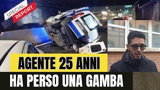 quotCarabiniere ubriaco travolge tre vigili amputata la gamba a un 25ennequot [upl. by Lamar]