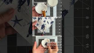 Beginners Guide to Decoupage Scallop Shells  Easy DIY Craft Tutorial [upl. by Bibi32]