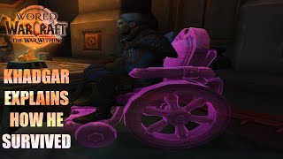 KHADGAR EXPLAINS HOW HE SURVIVED DALARAN  WoW The War Within  wow worldofwarcraft [upl. by Cornel]