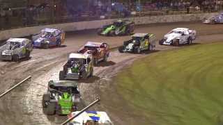 Australian V8 Dirt Modified Final Highlights 2014 [upl. by Enom652]