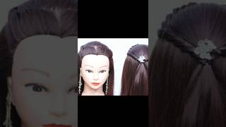 Beautiful hairstyle for saree 🥰shortvideo easyhairstyle trendyhairstyles viralshort [upl. by Ruffo]