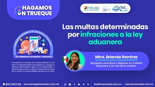 Episodio 289 Las multas determinadas por infracciones a la Ley Aduanera [upl. by Rand]