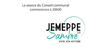 Conseil Communal de JemeppesurSambre  30092024 [upl. by Etteb]