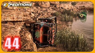 EXPEDITIONS A MudRunner Game Gameplay Part 44 Lost Research  A Change of Position  Supernaculum [upl. by Juxon]