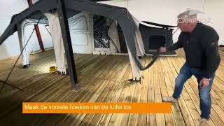 Campooz Tenttrailer Lazy Jack  de vouwwagen inklappen [upl. by Massimiliano]