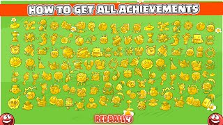 Red Ball 4  How to Unlock All Achievements Red Ball 4  How to Get All Achievements in Red Ball 4 [upl. by Ahslek]