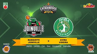 BASQUETE JOINVILLE x AVIBA VIDEIRA  CAMPEONATO CATARINENSE DE BASQUETE MASCULINO 2024 [upl. by Craggie936]