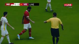 Indonesia vs Vietnam live  World Cup 2026 Qualifiers Asian  Match Live Today PES 21 Simulation [upl. by Horten945]