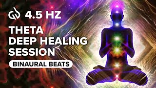 Deep Theta Wave Healing Meditation Healing Binaural Beats [upl. by Hortensa]