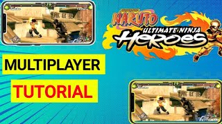 how to play multiplayer in naruto ultimate ninja heroes  PPSSPP MULTIPLAYER SETTINGS [upl. by Elleda]