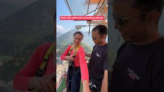 Himalayan Bungy Rishikesh bungee bungeejumping jumping adventure trending viral bungy shorts [upl. by Nyltyak278]