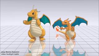 Dragonite and Charizard Dance to Gangnam Style [upl. by Gapin922]