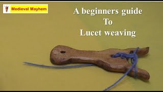 How to lucet braid A beginners guide to Medieval or Viking Craft [upl. by Leahey]