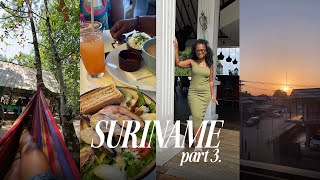 SURINAME VLOG  FAMILIE VAKANTIE  part 3  jungle camp paramaribo zoo clevia park [upl. by Melesa632]