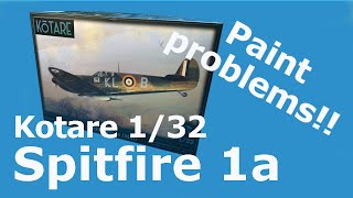 Kotare 132 Spitfire Mk1a  Paint problems [upl. by Magena]