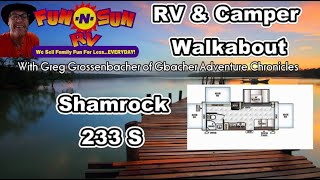 2020 Shamrock 233S Hybrid Travel Trailer Walkabout [upl. by Roselyn949]