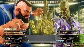 SFV Champion Edition🔥 ASASE Zangief Vs oropippi Oro 🔥 Online Matchs 02222023 [upl. by Otrebire]