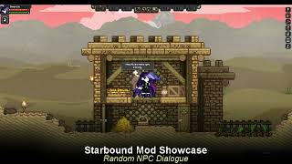 Starbound Mod Showcase  Random NPC Dialogue [upl. by Marylin]