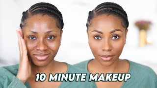 10  MINUTE EVERYDAY MAKEUP FOR WORK amp SCHOOL NO FALSE EYELASHES NO BAKING  BEGINNER FRIENDLY [upl. by Ylsew185]