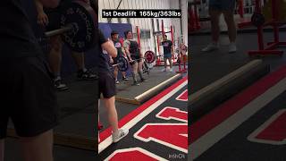 Witness Jessicas Strength 363lbs Deadlift on First Attempt at USAPL Powerlifting Meet 💪 [upl. by Pollitt]