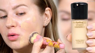 Viral MAC Studio Radiance Foundation Review  Milabu [upl. by Rotsen]