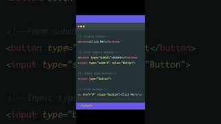 4 Ways To Create Button in HTML [upl. by Fanchet]