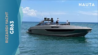 2023 Rizzardi GR63  il ritorno dellopen puro di Rizzardi  POV Yacht tour [upl. by Acisej]