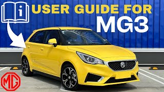 MG3 MG 3 Core  Excite  Exclusive Complete Owners Manual  Full Handover Walkthrough [upl. by Cirderf115]