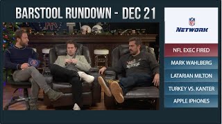 Barstool Rundown  December 21 2017 [upl. by Selia]