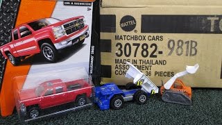 2015 B Matchbox Factory Sealed Case Unboxing By RaceGrooves [upl. by Oicor604]