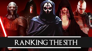 Ranking the Sith From Weakest To Strongest KOTOR Era [upl. by Orran]