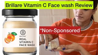 Brillare Vitamin C Face wash Review  lifeadds [upl. by Lida]