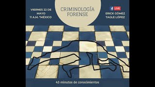 CRIMINOLOGÍA FORENSE [upl. by Tsepmet]