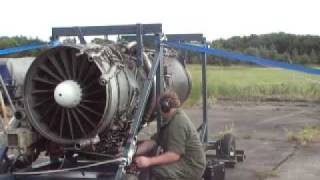 Rolls Royce Spey 101 turbofan test run [upl. by Wye763]