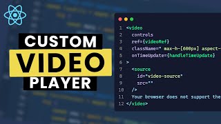 Custom Video Player Controls with React [upl. by Bick]