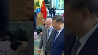 Brazils Lula Welcomes Chinas Xi for Official Talks After G20 [upl. by Hanni]