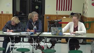 Bonner Milltown Community Council 12092024 [upl. by Syah]