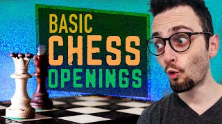 Basic Chess Openings Explained [upl. by Nnarual68]