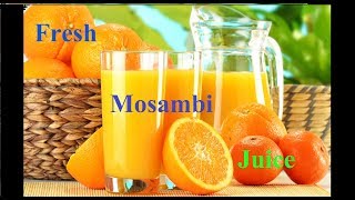 Mosambi Juice Recipe Sweet Lime Juice Recipe मौसंबी जूस [upl. by Zaraf]