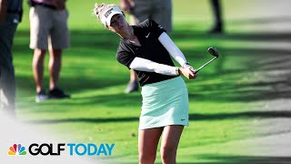 Nelly Kordas goal is simply playing golf at The Annika this week  Golf Today  Golf Channel [upl. by Airres]