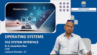 File System Interface by Dr S Janardhana Rao [upl. by Karilla]